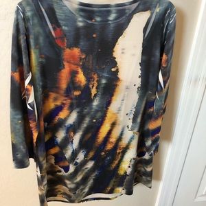 Beautiful blouse with sequins down front